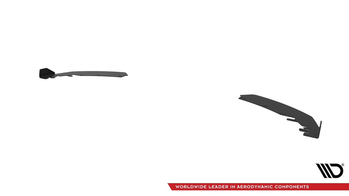Maxton Design Front-Flaps – Schwarz matt passend für BMW M2 G87