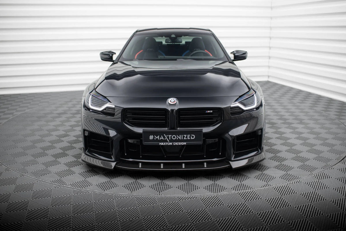 Maxton Design Frontsplitter V.2 – Sichtcarbon (Prepreg) passend für BMW M2 G87