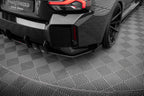 Maxton Design Heck-Seitenflaps – Schwarz glänzend/matt passend für BMW M2 G87