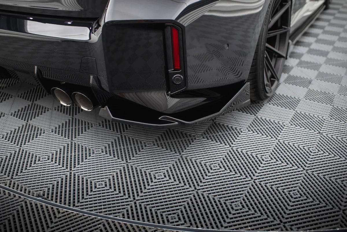 Maxton Design Heck-Seitensplitter V.2 – Schwarz glänzend passend für BMW M2 G87