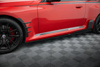 Maxton Design Seitenschweller-Ansätze für BMW M2 M-Performance G87 – Schwarz glänzend passend für BMW M2 G87