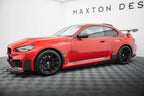 Maxton Design Seitenschweller-Ansätze für BMW M2 M-Performance G87 – Schwarz glänzend passend für BMW M2 G87