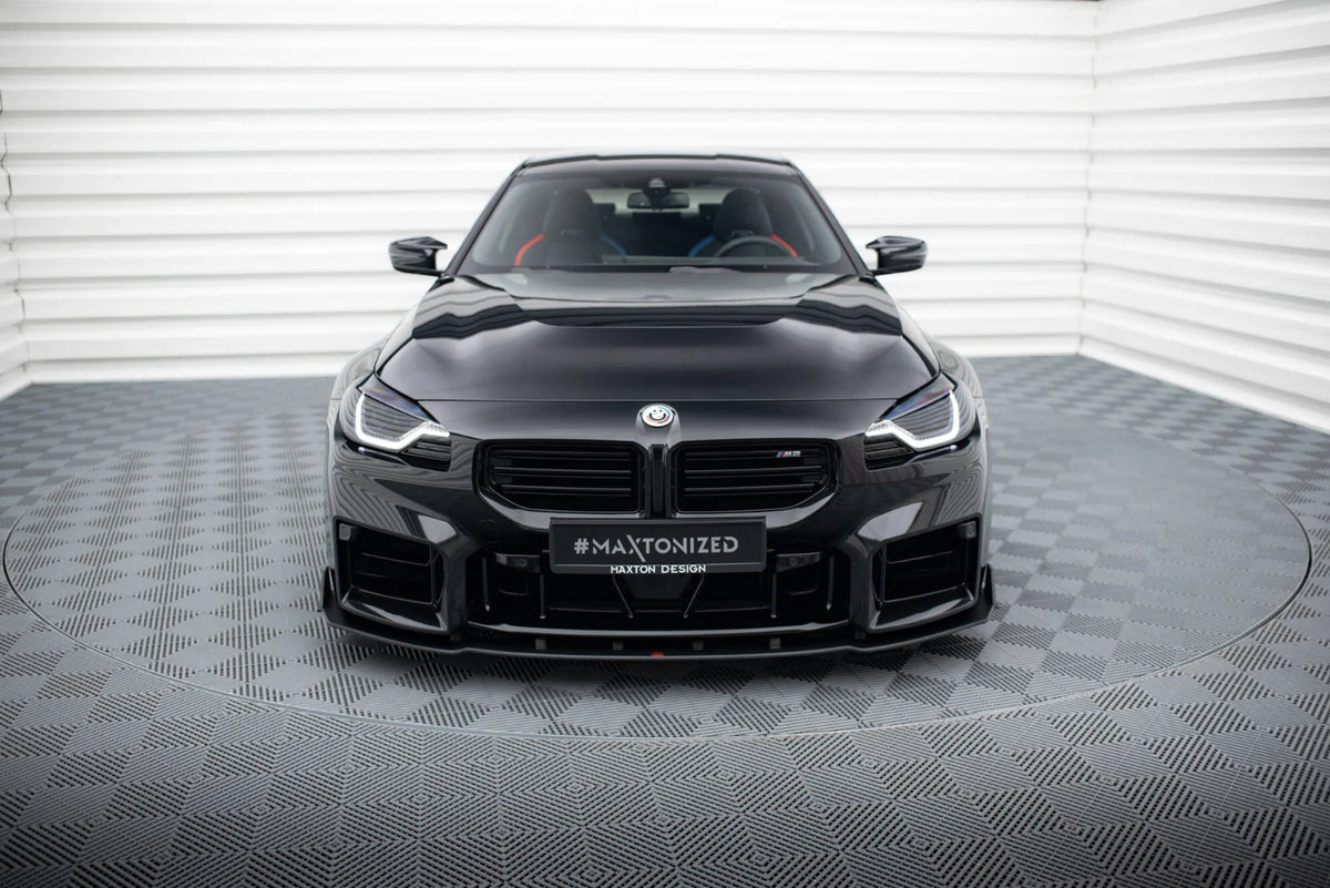 Maxton Design Street Pro Frontsplitter V.2 – Schwarz matt passend für BMW M2 G87