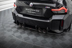 Maxton Design Street Pro Heckdiffusor – Schwarz matt passend für BMW M2 G87